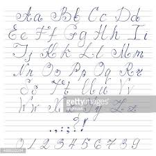 Schau dir unsere auswahl an handwriting alphabet an, um die tollsten einzigartigen oder spezialgefertigten handgemachten stücke aus unseren shops für lernen . Alphabet Handwriting Fonts Clipart Image