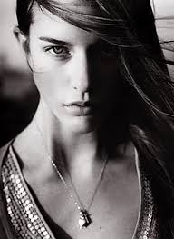 Photo of fashion model Kim Cloutier