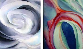 Abstraction, new haven, connecticut, 2001, frontispiece illustration, illustrations of other examples p the organic form and stark white color of abstraction is reminiscent of o'keeffe's bone paintings. When Georgia O Keeffe Created Abstract Art Ideelart