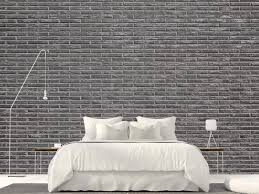 Grau ist die ideale basisfarbe für das zusammenstellen eines ihr fragt euch, welche farbe zu grauer kleidung passt? Graue Ziegel Fototapete