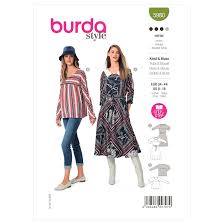 Burda Style Pattern 6265 Misses' Dresses Short Or Midi Length With Tiered  Skirt - Sewdirect