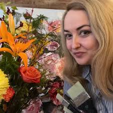 Matthew Klooster (artiste américain, né en 1979) "Cathédrale d'hiver",  2020. ❤️ Huile sur toile, 120 × 79 cm. Collection privée.