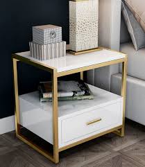 Shop for white drawer nightstand online at target. Bedside Table White Bedside Table Chesterfield Sofa Living Room Chic Bedside Table