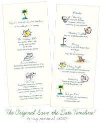 Beachy Adorable Destination Wedding Save The Date Timeline Cards Mospensstudio Com Wedding Saving Save The Date Destination Wedding Save The Dates