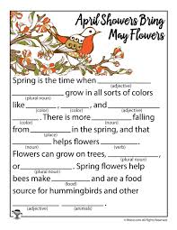 Spring Mad Libs Woo Jr Kids Activities Mad Libs Teaching Fun Lib