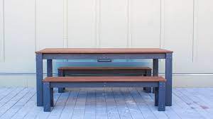 Homemade Modern Ep101 Diy Outdoor Dining Table Outdoor Dining Table Modern Outdoor Dining Outdoor Dining Table Setting