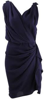 Navy Blue Grecian Style Dress Casual Yet Classy Attire For The Modern Gladiator Fashion Clothes Style