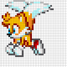 Tails By Hoshinokaabi On Kandi Patterns Perler Bead Art Easy Pixel Art Pixel Art Grid