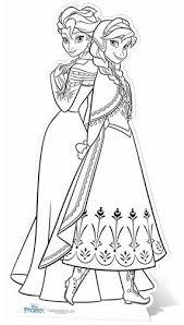 Anna ubrana jest w suknię przygotowaną na bal po koronacji. Disney Princess Anna Coloring Queen Elsa Frozen Coloring Pages Novocom Top