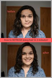 How To Refresh Wavy Hair In 2 Minutes All Wavy Hair Hair Plopping Wavey Hair Wavy Hair Care