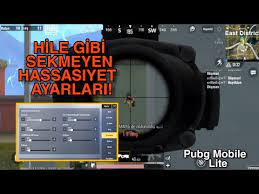 Hile Gibi Sekmeyen Hassasiyet Ayarlarim Pubg Mobile Lite Youtube