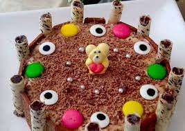 Transfer to a silicone cake mold, and smooth the top. Recipe Of Speedy Ice Cream Cake No Bake No Cook Cake Delicious And Yummy Recipes