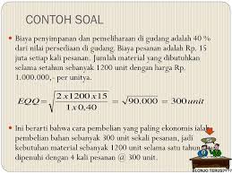 Contoh soal fifo lifo average dan jawabannya ini berguna untuk memperdalam materi metode penilaian persediaan barang perbedaan metode fifo lifo dan average rata rata tertimbang. Manajemen Persediaan Inventory Management Ppt Download