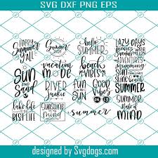Download Summer Svg Hand Lettered Summer Svg Bundle Beach Svg Lake Svg River Svg Summertime Svg Vacation Svg Hello Summer Svg Svgdogs