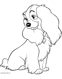 Have your little ones color in the characters. Lady And The Tramp Coloring Pages Lady And The Tramp Coloring Pages Disneyclips Albanysinsanity Com Horse Coloring Pages Disney Coloring Sheets Disney Coloring Pages