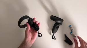 How To Place Replace Batteries Oculus Quest Controllers Youtube