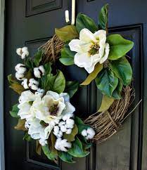Magnolia Wreath Magnolia Leaf Wreath Front Door Wreath Year Etsy Magnolia Leaf Wreath Magnolia Wreath Diy Magnolia Wreath