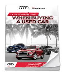 Check spelling or type a new query. Questions To Ask When Buying A Used Car Ebook Audi Dealer