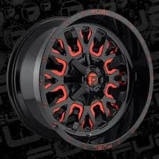 Fuel Black And Blue Stroke Wheels Pin On Wheels Wheels Tires And Parts Car And Truck Parts