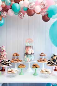 Donuts Milk Cookies Birthday Party Kara S Party Ideas Donut Birthday Parties Donut Themed Birthday Party Cookie Birthday Party
