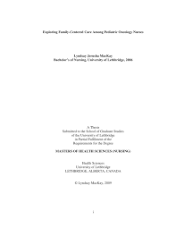 The bsn is generally the better option, as this is a more detailed qualification that will allow you to stand out from the other applicants once you are ready to start work. Pdf Exploring Family Centered Care Among Pediatric Oncology Nurses