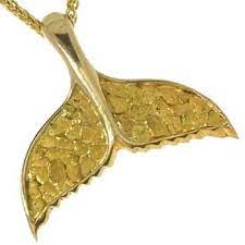 Wild Alaska Whale Tail Pendant Alaskan Gold Nuggets Www Goldrushfinejewelry Com Gold Nugget Jewelry Nautical Jewelry Alaska