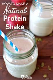 How To Make A Natural High Protein Shake Without Protein Powder Dairy Free Paleo Vegan Raw Recipe Food Natural Protein Shakes Vegan Smoothies Glut