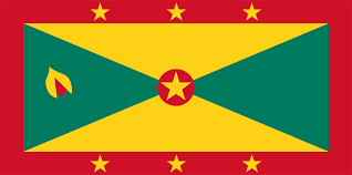 The second layout of the flag had five stripes that were dark green, light green, yellow, gray, and black. Flag Of Grenada Britannica