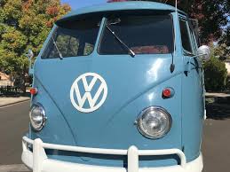 Image result for Dove Blue 1950 VW Bus