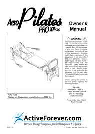 stamina aero pilates pro xp 556 pilates reformer manualzz com