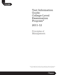 Information systems and computer applications clep test study guide keywords: Principles Of Management Clep Pdf By Student Ic Issuu