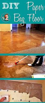 Here S The Best Step By Step Tutorial On Diy Paper Bag Floor We Got A High End Look For A Low End Cost Paper Bag Flooring Diy Paper Bag Diy