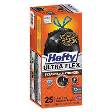 Hefty ultra strong 30 gal. Hefty 150 Pack 30 Gallon Black Plastic Kitchen Trash Bag In The Trash Bags Department At Lowes Com