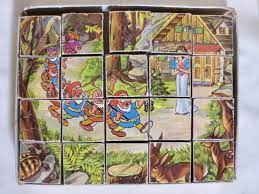 Maybe you would like to learn more about one of these? Snow White Wooden Block Jigsaw Puzzle 1938 Vees Cave