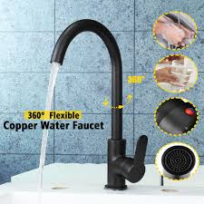 What to consider/think when the taps can have hot and cold water functions which are very useful in places where temperature varies a lot. Hot 36000b0 Rotation Kitchen Faucet Copper Hot Cold Water Basin Sink Mixer Tap Black Shopee Singapore