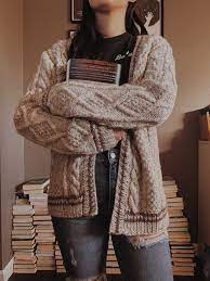 Knit your own inspired cardigan with hat and mittens in special aran with wool, to match! Reading And Knitting Big Worlds Cabled Sweaters And Taylor Swift Simone And Her Books