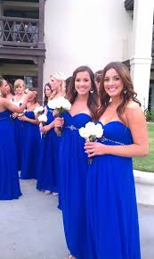 Royal Blue Bridesmaids Beautiful Color Ahhh I Love Who Designed These Where Royal Blue Bridesmaid Dresses Royal Blue Bridesmaids Pretty Bridesmaid Dresses