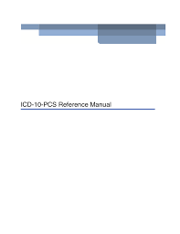 icd 10 pcs reference manual