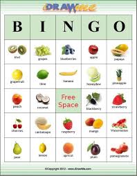 Fruit Bingo Cards Animales En Ingles Ingles Para Ninos Fruta