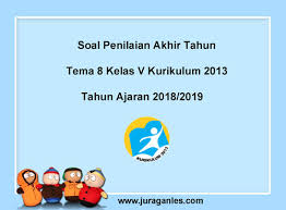 Soal Ukk Pat Tema 8 Kelas 5 K13 Terbaru Tahun 2018 2019 Juragan Les