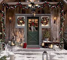 Don T Forget To Deck Your Door With Festive Decor Front Porch Christmas Decor Christmas Porch Decor Outdoor Christmas