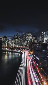 Find and download traffic wallpaper on hipwallpaper. Manhattan New York City Cityscape Night Traffic 4k Ultra Hd Mobile Wallpaper