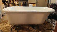 Acrylic freestanding soaker bathtub in white. 24 Best Restore Cast Iron Ideas Restore Cast Iron Tub Refinishing Refinish Bathtub