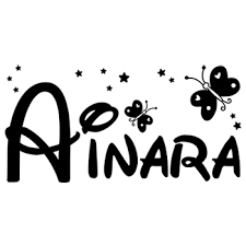 ¿qué significa el nombre ainara? Pegatinas Paredes Infantiles Con Nombre Ainara Tipo Disney Vinilos