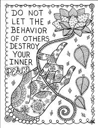 Psalm 119:11 gives us all a tool to keep us on the right track: Peace Quotes Color Art Therapy Coloring Page Zen Quotes The Greatest Challenge Of Dogtrainingobedienceschool Com