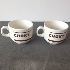 Anciennes Tasses A Chocolat Choky Churchill England Bistrot Tableware Mugs Glassware