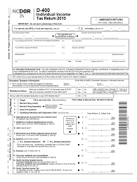 Nc Dor D-400 2015 - Fill Out Tax Template Online | Us Legal Forms