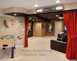 Pin By Daniela Aiello Arena On Home Decorating Basement Home Theater Rooms Home Cheap Basement Remodel