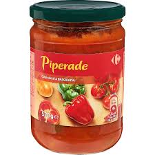 Piperade Cuisinee A La Basquaise Carrefour Le Bocal De 520g A Prix Carrefour Piperade Cuisine Piperade Basquaise