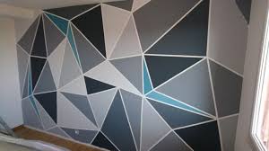 Peinture Murale En Triangles 27 Inspirations Originales